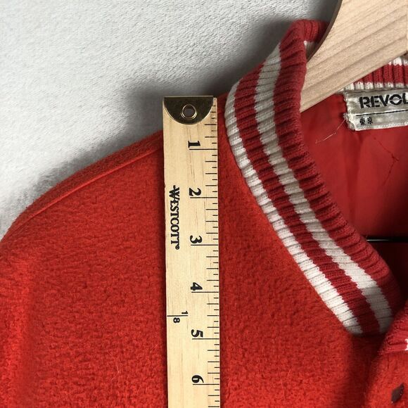 VTG REVOLUTION Turbo‎ Sportswear Varsity Jacket Sz S / M Satin Sleeve 1985 Japan - Picture 6 of 16